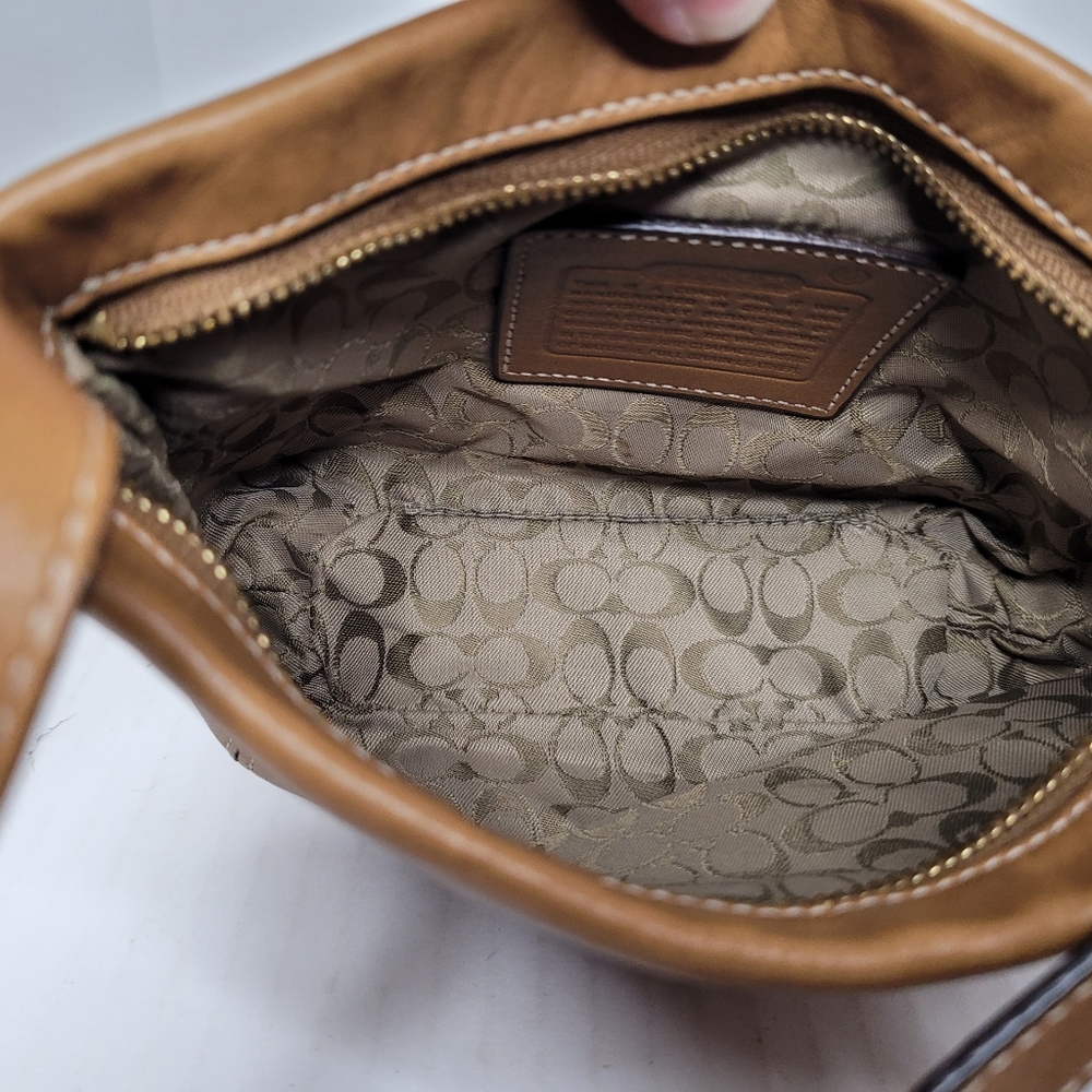 Coach Leather Demi Baguette - Picture 12 of 16